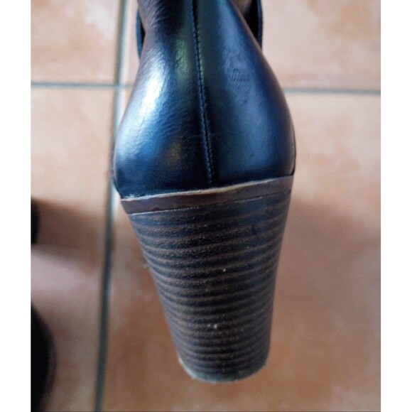 LUCKY BRAND Women's Black Eesa Leather Closed Toe Ankle Booties Size US 8.5 - Picture 6 of 8